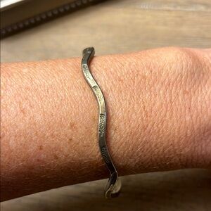 Sterling Silver Wave Bracelet